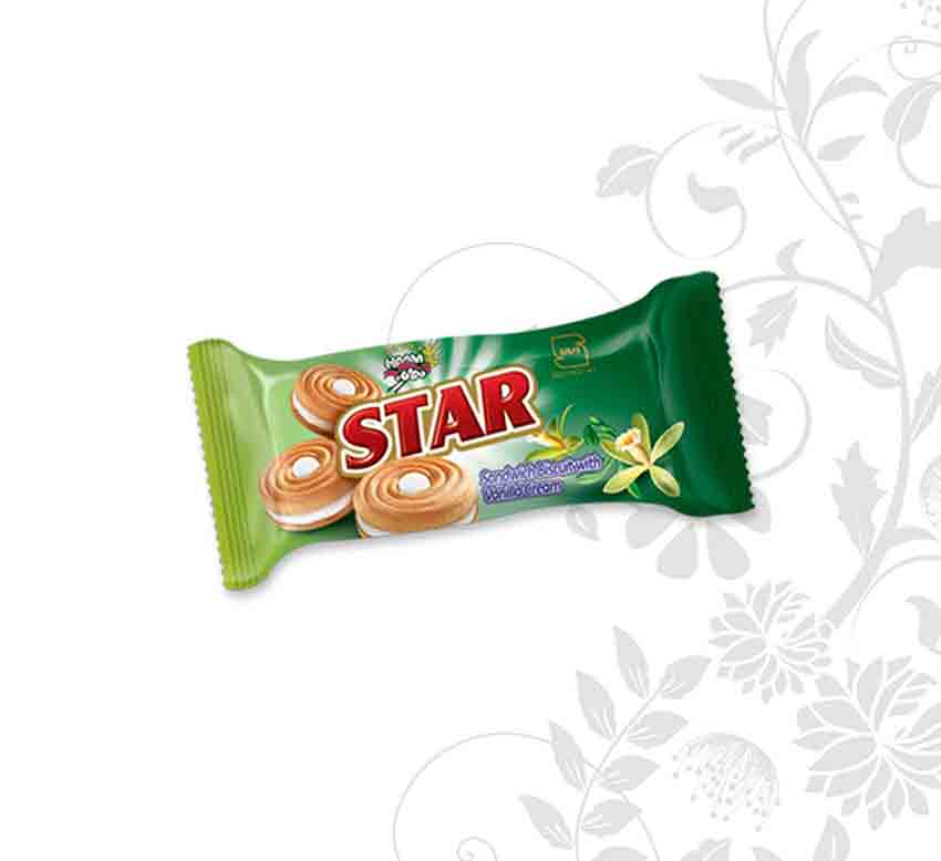 Biscuit Cream Star